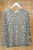 Bobby Mesh Layering Top Leopard Soft Khaki